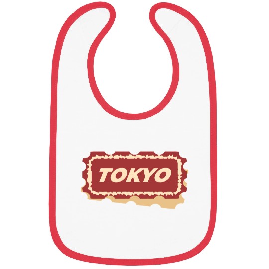 Tokyo Travel Ticket Bibs