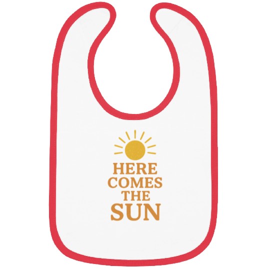 Here Comes the Sun Inspirational Design Bibs