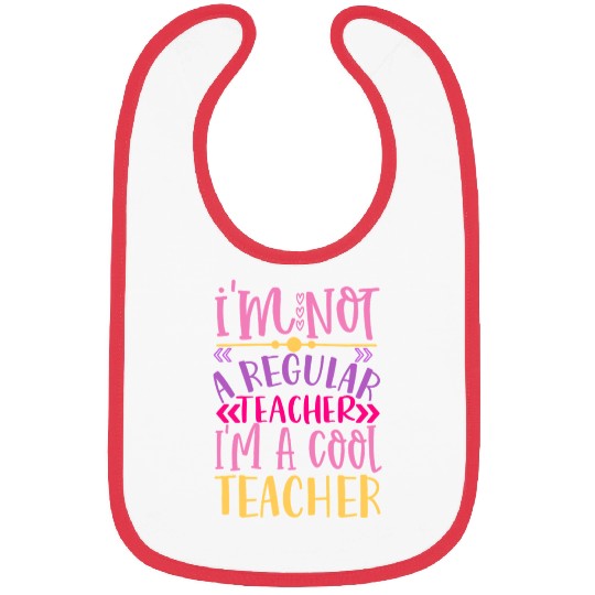 Cool Teacher - Funny Teacher Appreciation Gift Bibs