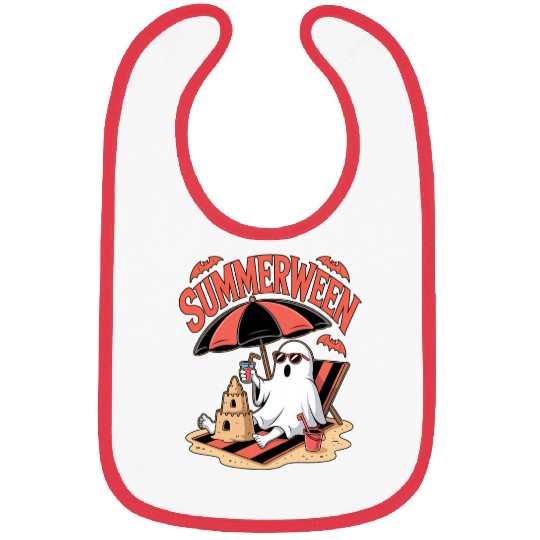Summerween Beach Ghost Bibs