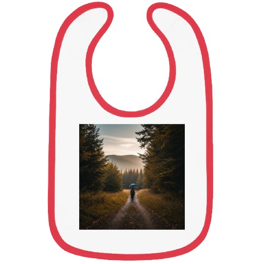 Serene Autumn Path Bibs