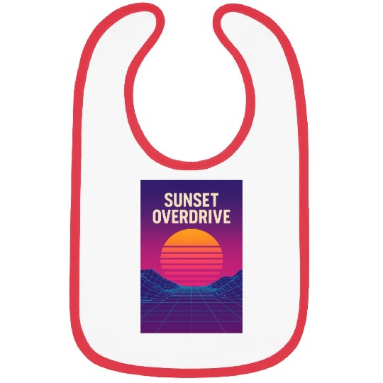 Sunset Overdrive – Vaporwave Summer Vibes Bibs