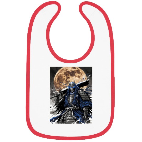 Dark Samurai Demon Warrior Bibs