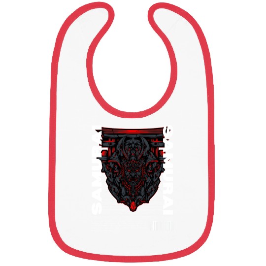 Futuristic Demonic Warrior Mask Bibs