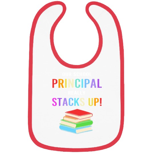 School Principal Teacher School Day Bibs