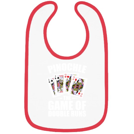Pinochle And Penuchle Gift Men Women Card Games Bibs