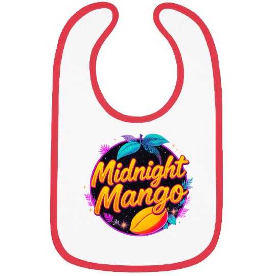 Nighttime Mango Bright Design Bibs