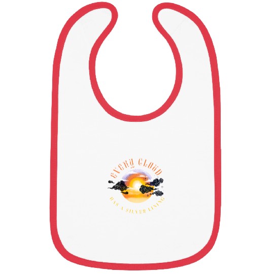 Ecliptic Cloud Sunset Illustration Bibs