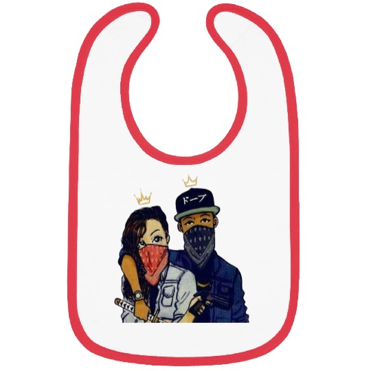 Urban Rebels Masked Duo Bibs Design