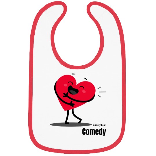 Joyful Heart Embrace Illustration Bibs