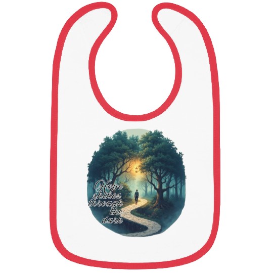 Hope Illuminates the Dark Forest Bibs