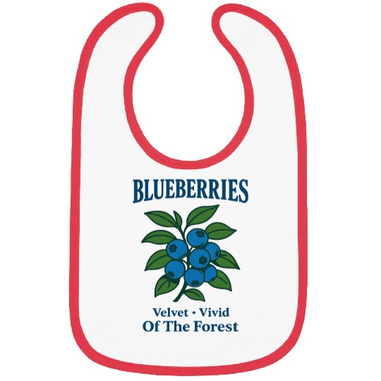 Blueberry the sweet fruit of the wild forest Bibs