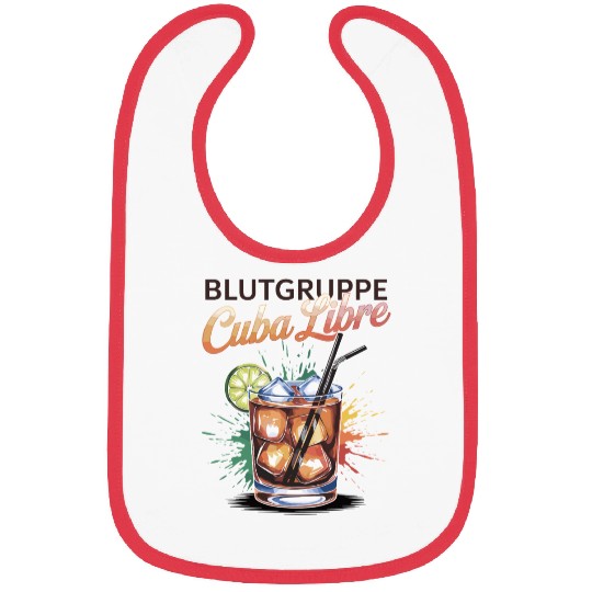 Blutgruppe Cuba Libre Cocktail Bartender Bibs