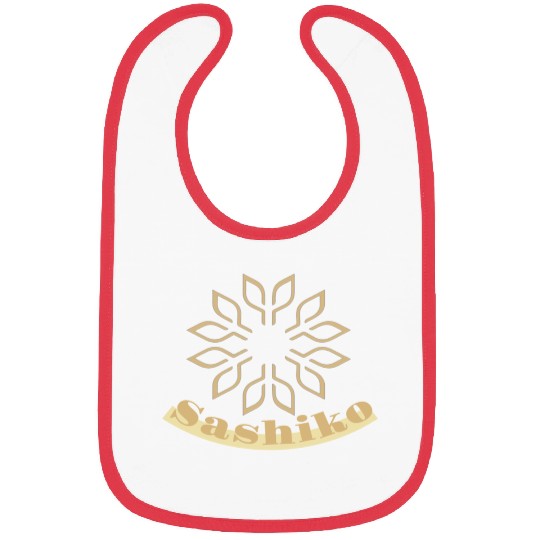 Elegant Snowflake Symmetry Design Bibs