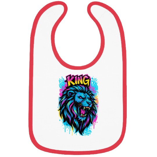 Street Art Lion Bibs