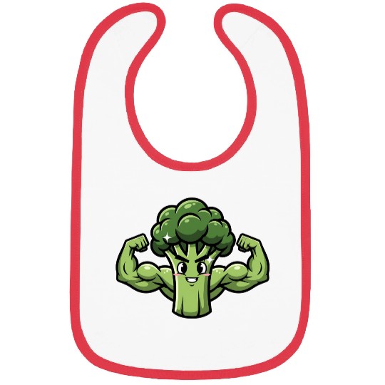 Muscular Broccoli Bibs