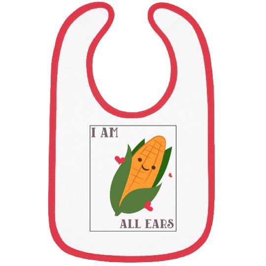 Funny Corn Graphic Bibs