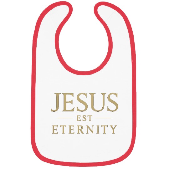 Eternal Jesus Design with Classic Typography Bibs