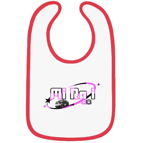 Neon Drift Car Graphic Bibs