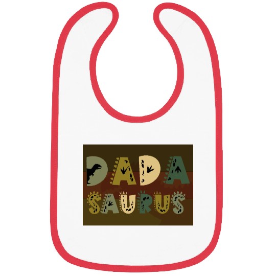 Dada Saurus Bibs, Dinosaur Dad Bibs