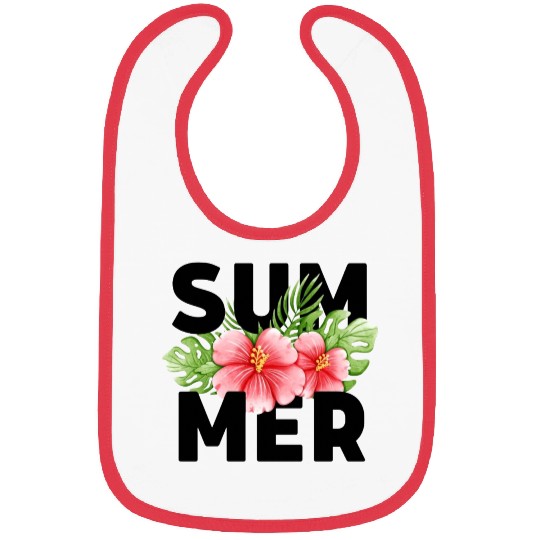 Tropical Hibiscus Summer! Bibs