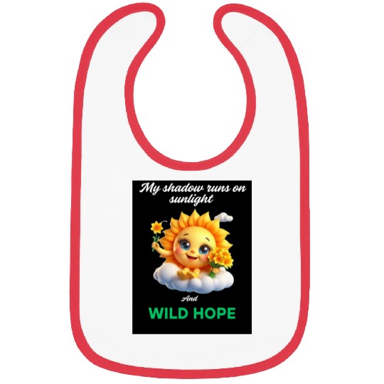 Sunflower Baby Cloud Inspirational Design Bibs