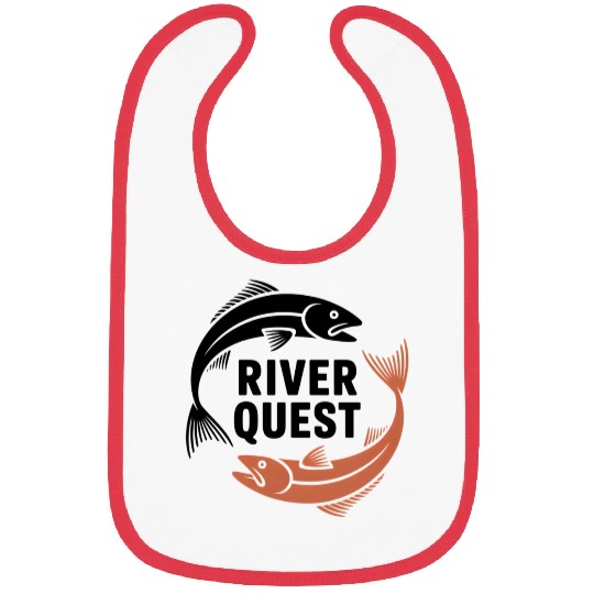 River Quest Fish Illustration Bibs