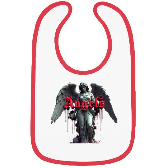 Serene Angel with Red  Bibs