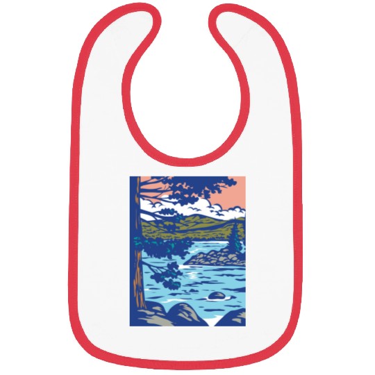 WPA Art Emerald Bay State Park in South Lake Tahoe Bibs