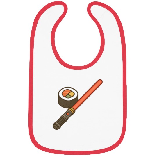 Sushi Ninja Lightsaber Bibs