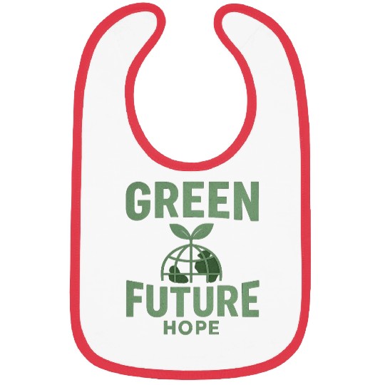Eco-Friendly Green Future Design Bibs