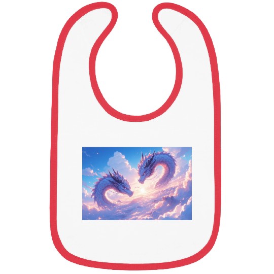 Celestial Dragon Duo Bibs