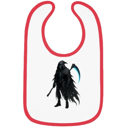 Midnight Warden  Robot  Futuristic Cloak Design Bibs