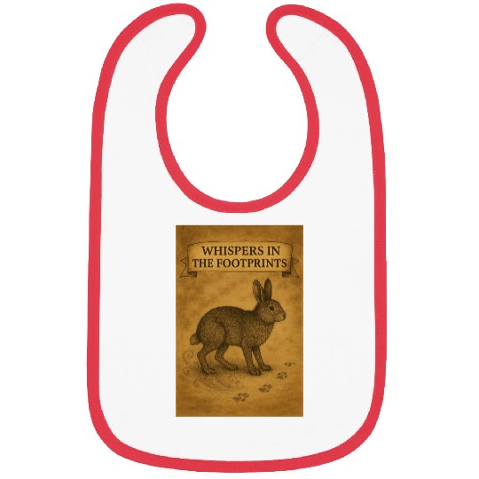 Whispers in the Footprints Rabbit Design Bibs