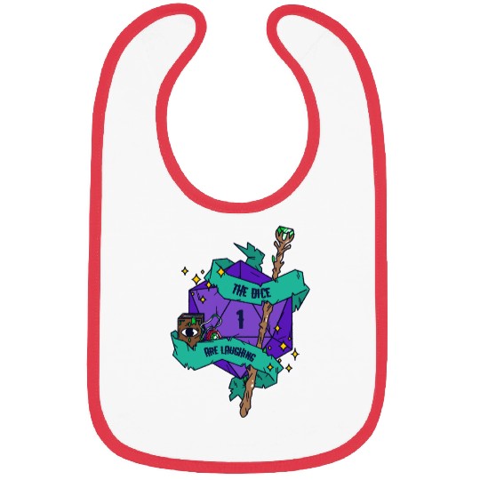 Laughing Dice Wizard Bibs
