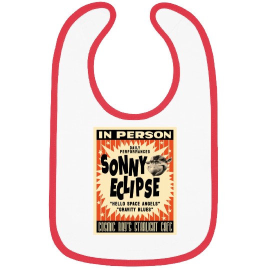 Retro Sonny Eclipse Poster Bibs