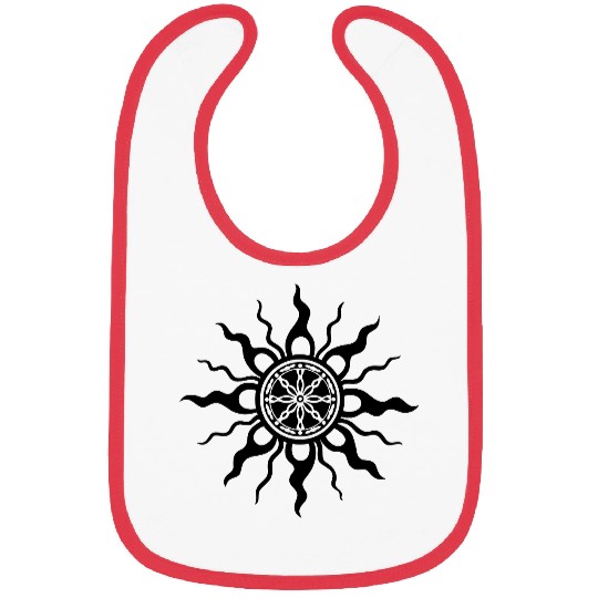 Tribal Sun Symbol Mystic Spiritual Ornament Bibs