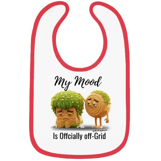 Sad Forest Creatures Cartoon Design Bibs