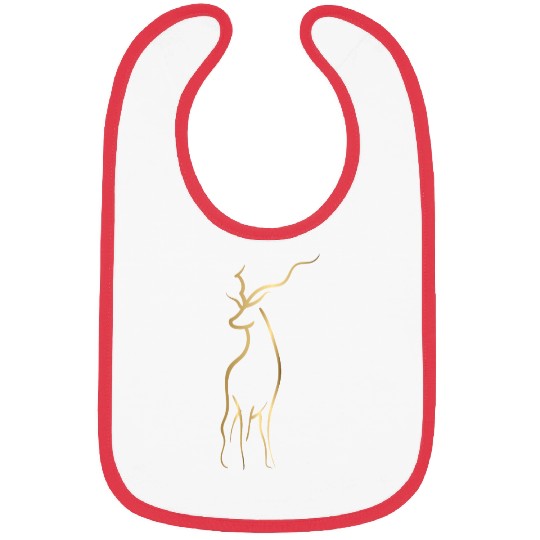 Gold Drawline Deer Side Bibs