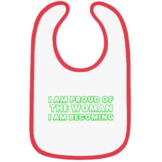 Empowering Woman Affirmation Design Bibs