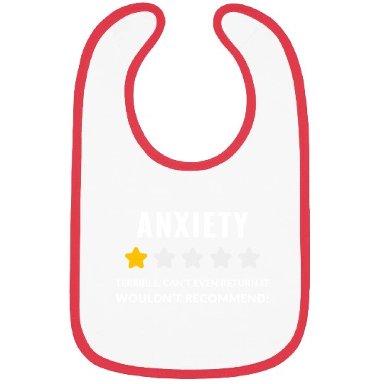 Abstract Anxiety and Emotions Illustration Bibs