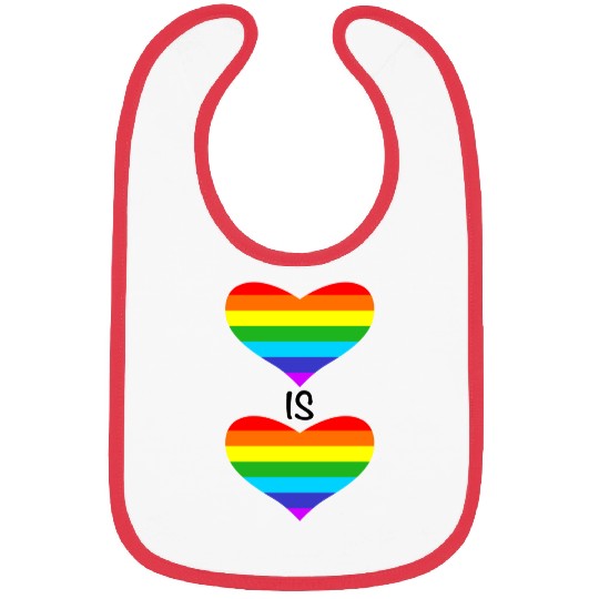 Love is Love Bibs