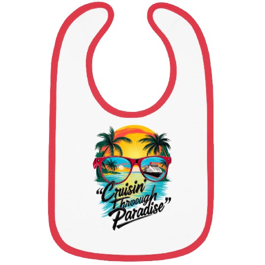 Cruisin’ Through Paradise: Tropical Escape Vibe Bibs