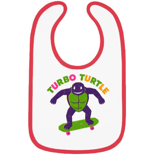 Galactic Turtle Skateboard Design Bibs