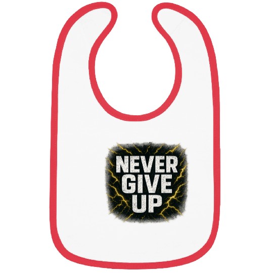 Never Give Up Gym & Fitness Bibs