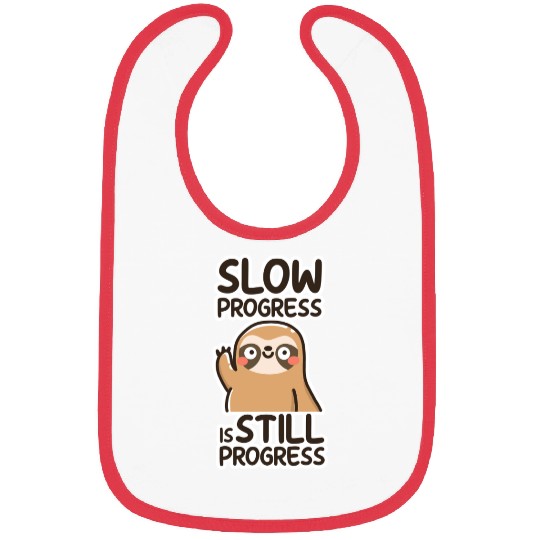 Adorable Sloth Motivation Bibs