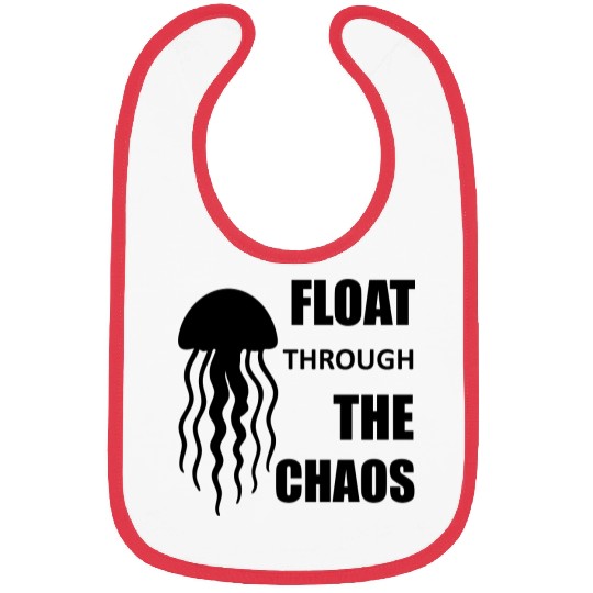 Float Through the Chaos – Jellyfish Calm Design Bibs