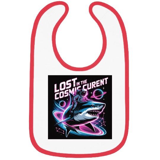 Lost in Cosmic Adventure Shark Bibs