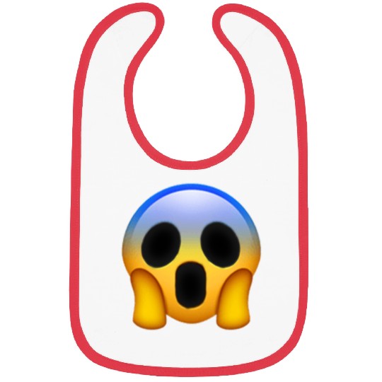Expressive Scream Emmoticon Bibs