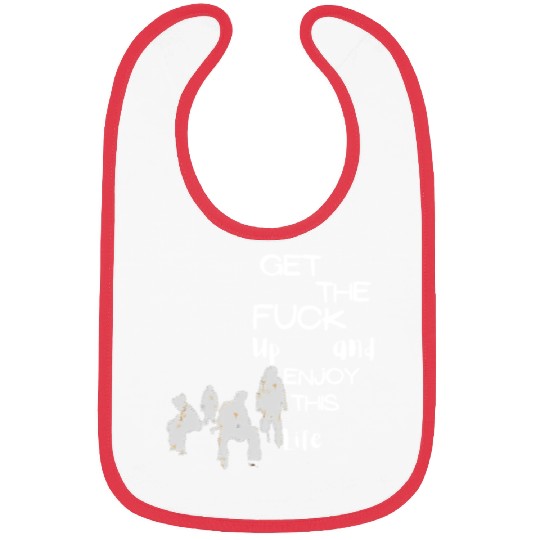 Bold Life Affirmation with Silhouettes Bibs